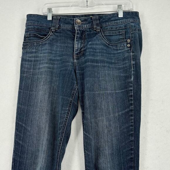 Democracy Justice Jegging Jeans Size 10 Stretch Denim 5 Pocket Medium Wash Blue - Picture 2 of 12